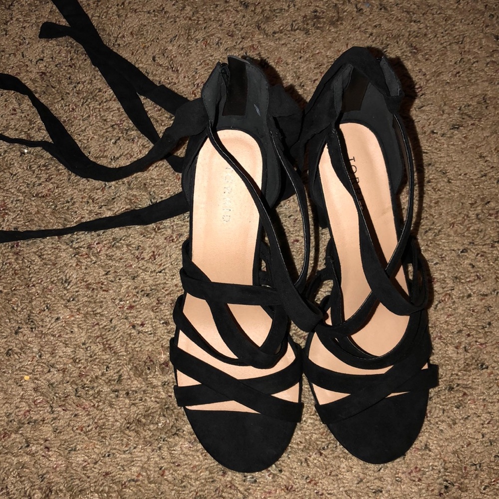 New lace up heels